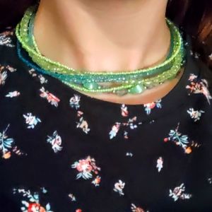 Vintage Multicolor Beaded Necklace